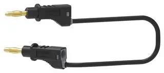 TEST LEAD, 4MM STACK BANANA PLUG, 250MM 72-13856