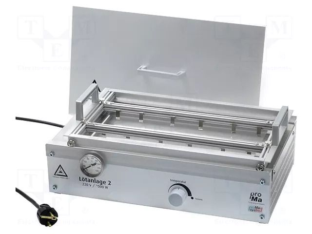 Device: for soldering and tinning; 2kW; 350x180mm; 230VAC ISEL LA142021