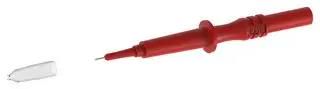 TEST PROBE CONN, NEEDLE, 1A, 600V, RED 72-14296