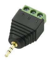 PHONE STEREO PLUG, 3POS, 2.45MM, CABLE CLB-JL-8103