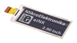 E-PAPER 2.9" DISPLAY, EINK CLICK BOARD MIKROE-3159