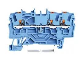 TERMINAL BLOCK, DINRAIL, 3WAYS, 12AWG 2202-1304