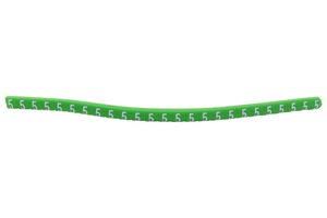 CABLE MARKER, PRE PRINTED, PVC, GREEN 901-11005