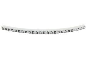 CABLE MARKER, PRE PRINTED, PVC, WHITE 901-11027