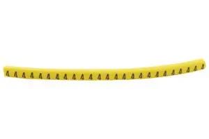 CABLE MARKER, PRE PRINTED, PVC, YELLOW 901-11054
