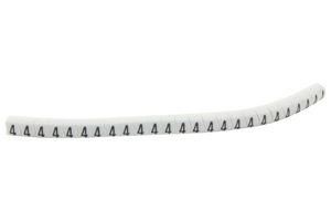 CABLE MARKER, PRE PRINTED, PVC, WHITE 901-11069