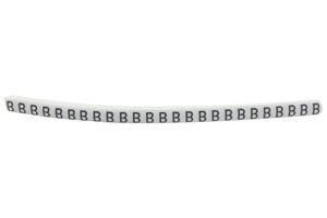 CABLE MARKER, PRE PRINTED, PVC, WHITE 901-11075