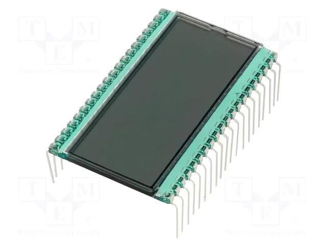 Display: LCD; 7-segment; STN Positive; No.of dig: 3.5; Char: 12.7mm DISPLAY ELEKTRONIK DE113-RS-20/6.35