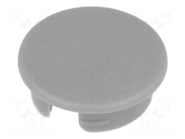 Cap; ABS; grey; push-in; round OKW A4110008