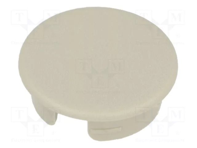 Cap; ABS; beige; push-in; round OKW A4116007