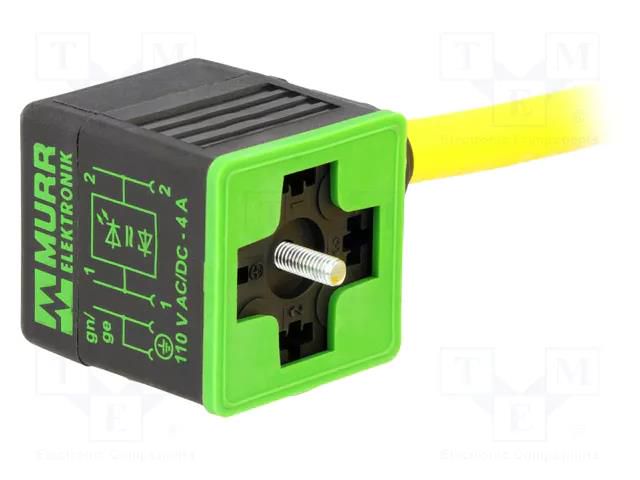 Connection lead; plug; Type: A; PIN: 4; Contacts ph: 18mm; female MURRELEKTRONIK 7000-18141-0381000