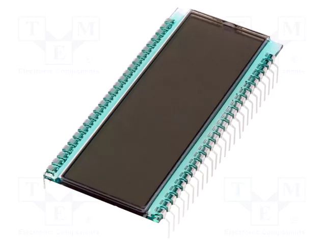 Display: LCD; 7-segment; STN Positive; No.of dig: 6; Char: 12.7mm DISPLAY ELEKTRONIK DE122-TU-30/12.2
