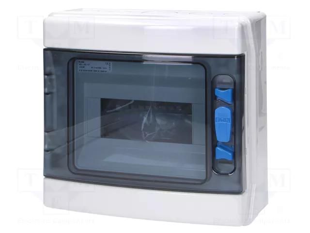 Enclosure: for modular components; IP65; white; No.of mod: 8; ABS EATON ELECTRIC IKA-1/8-ST