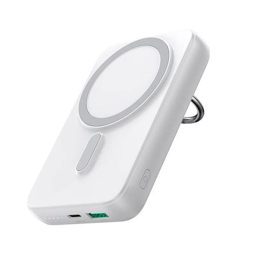 20W Magnetic PowerBank 10000mAh Joyroom JR-W050 (white), Joyroom JR-W050 White