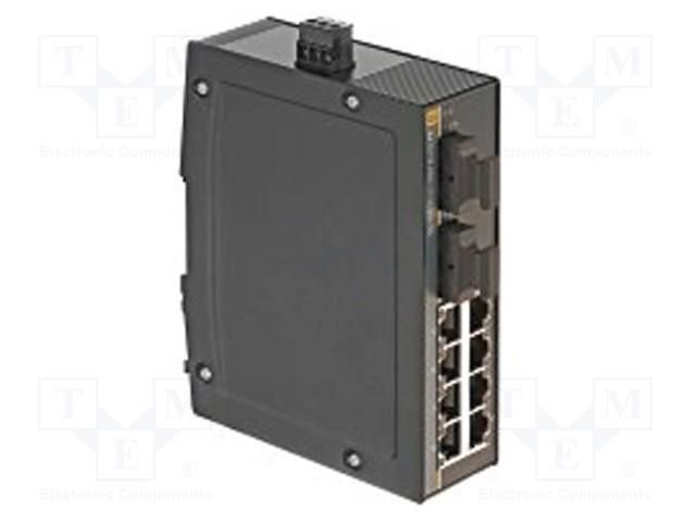 Switch Ethernet; unmanaged; Number of ports: 8; 9÷60VDC; RJ45,SC HARTING 24030082100