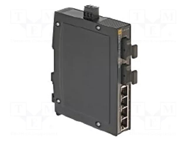 Switch PoE Ethernet; unmanaged; Number of ports: 4; 9÷60VDC; IP30 HARTING 24030042230