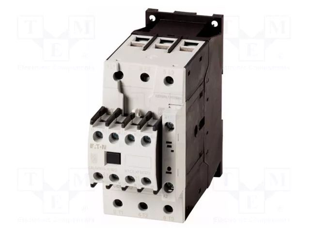 Contactor: 3-pole; NO x3; Auxiliary contacts: NC x2,NO x2; 230VAC EATON ELECTRIC DILM40-22-230VAC