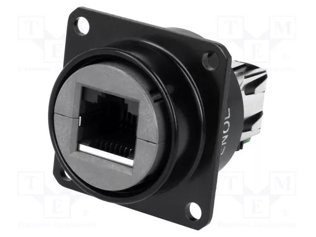 Connector: RJ45; coupler; RJF; PIN: 8; Cat: 5e; unshielded; 8p8c; IP67 AMPHENOL RJF21B