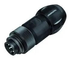 CIRCULAR CONNECTOR, PLUG, 6+PE, CABLE 99-4217-300-07
