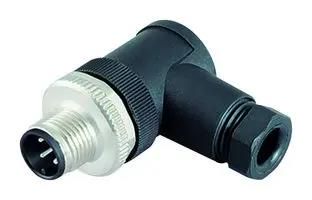 SENSOR CONN, PLUG, R/A, 5POS, M12, CABLE 99-0437-24-05