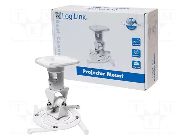 Holder; 15kg; white; 180÷310mm; projector LOGILINK BP0003