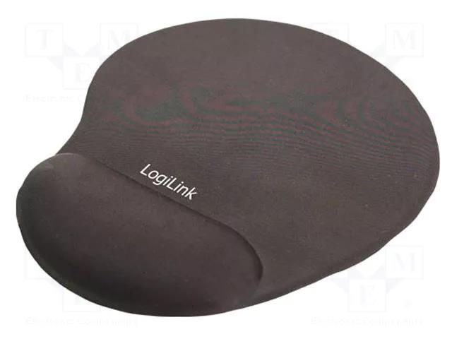 Pad; black; mouse,wrist; Features: gel LOGILINK ID0027