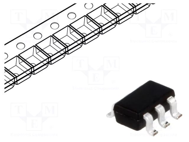 Diode: TVS array; 6V; 24A; 300W; bidirectional; SOT23-6; Ch: 5; ESD SEMTECH SMS05C.TCT