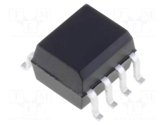 Optocoupler; SMD; Ch: 1; OUT: logic; 6kV; 10Mbps; SO8; VO06xxT VISHAY VO0600T