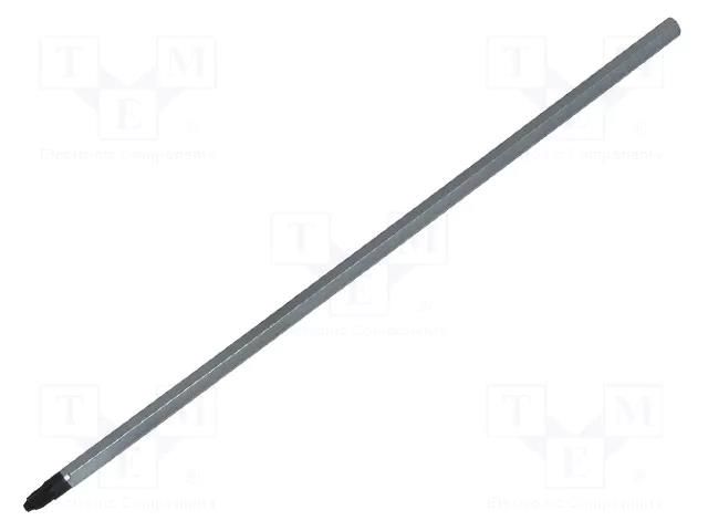 Screwdriver bit; slot; SL 3; Overall len: 160mm C.K CK-4820SL30