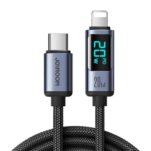 Prism Lightning 1.2m USB Type C cable Joyroom S-CL020A16 (black), Joyroom S-CL020A16