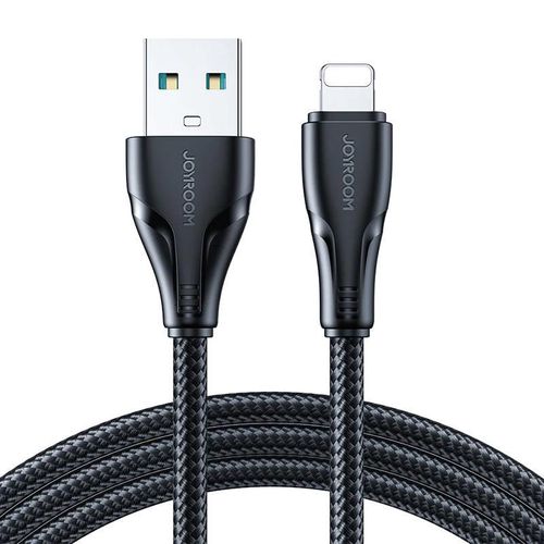 Cable USB Surpass / Lightning / 2m Joyroom S-UL012A11 (black), Joyroom S-UL012A11 2m Black