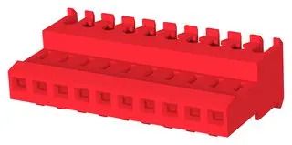 10P MTA100 CONN ASSY F/T RED 4-640620-0