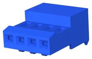 CONNECTOR, RCPT, 4POS, 1ROW, 2.54MM 641239-4