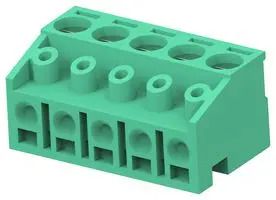TERMINAL BLOCK, PLUGGABLE, 5WAYS, 12AWG 282830-5