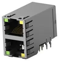RJ45 CONNECTOR, JACK, 8P8C, 2PORT, CAT5E 1888653-4