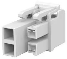 RCPT HOUSING, 4POS, THERMOPLASTIC, NAT 1983659-1