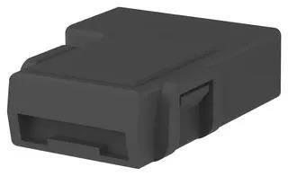 RCPT HOUSING, 1POS, POLYAMIDE 6.6, BLK 7-180984-5