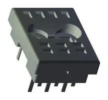 RELAY SOCKET, 10A, 11 PIN, PANEL 2-1393143-1