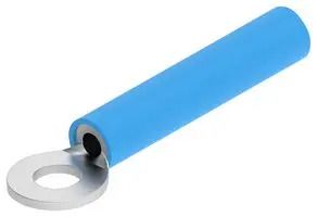 TERMINAL, RING TONGUE, #6, 14AWG, BLU 8-55850-2