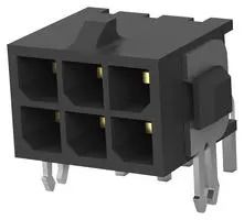 CONNECTOR, HEADER, 6POS, 1ROW, 3MM 3-794678-6
