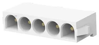 CONNECTOR, HEADER, 5POS, 1ROW, 6.35MM 640900-3