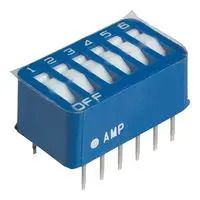 DIP SW 8 POSN W/TAPE AU 2-435668-8