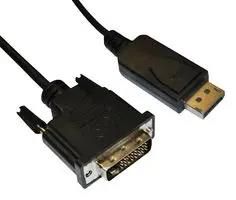 CABLE, DISPLAYPORT/DVI-D PLUG, 1M 2417-1