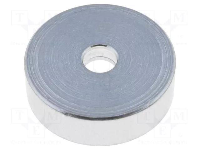 Magnet: permanent; neodymium; 105N; Ø: 20mm; H: 6mm; steel ELESA+GANTER GN50.4-ND-20