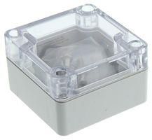 SMALL ENCLOSURE, SMALL, PC, GREY/CLEAR 1554B2GYCL