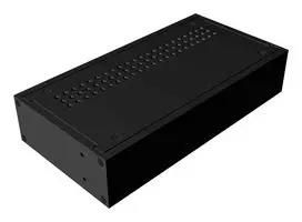 RACK MOUNT CABINET, ALUM, BLACK RM1U0804VBK.