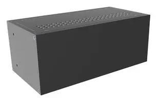 RACK MOUNT CABINET, ALUM, BLACK RM2U0804VBK.