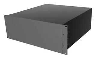 RACK MOUNT CABINET, 4U, ALUM, BLACK RM4U1918SBK.