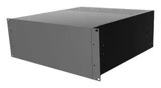 RACK MOUNT CABINET, 4U, ALUM, BLACK RM4U1918VBK.