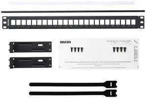 PATCH PANEL, MODULAR, 24PORT, CAT5E/6 AX103114